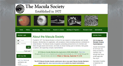 Desktop Screenshot of maculasociety.org