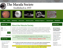 Tablet Screenshot of maculasociety.org